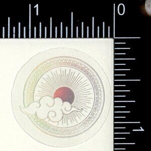 🌀10/$10🌀 Silver Celestial Holographic Translucent Waterproof Vinyl Sticker